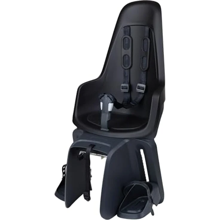 Bobike ONE Maxi Kindersitz, Heck-Kindersitz in Urban Black mit Click & Go-System und höhenverstellbaren Fußstützen – Bild 1