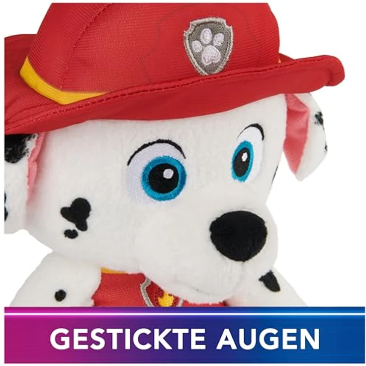 GUND PAW Patrol Schlenkerplüsch Marshall, 30 cm - hochwertiges Plüschtier aus weichem Velours-Frottee mit gestickten Augen, original im Look der TV-Serie, für Kinder ab 1 Jahr – Bild 3