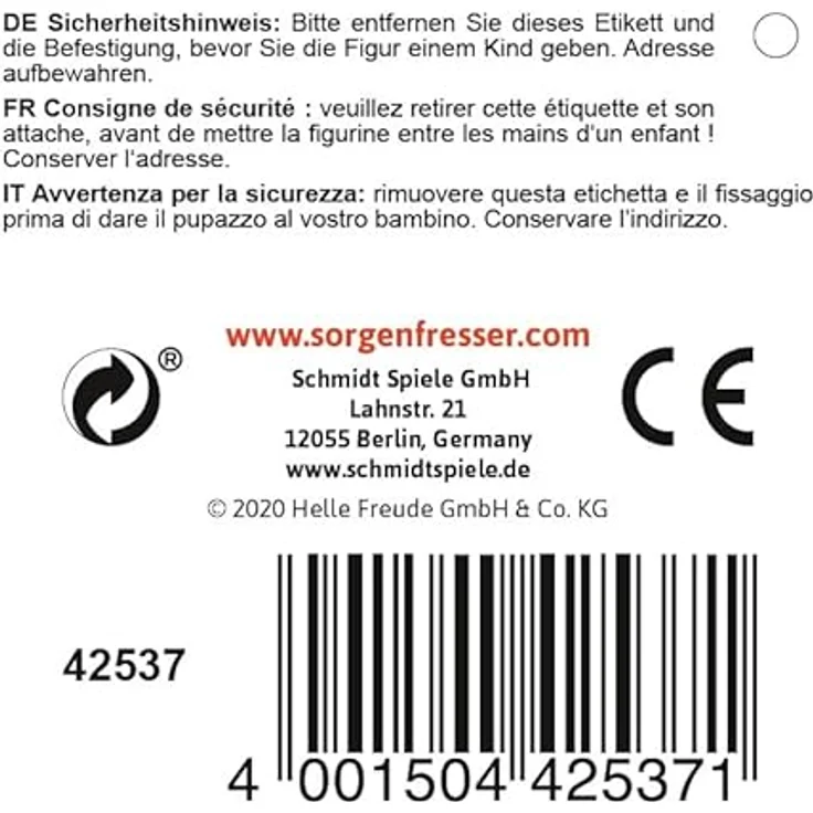 Schmidt Spiele 42537 Sorgenfresser Poker, 19 cm, Edition Angels, bunt - Preisvergleich – Bild 3