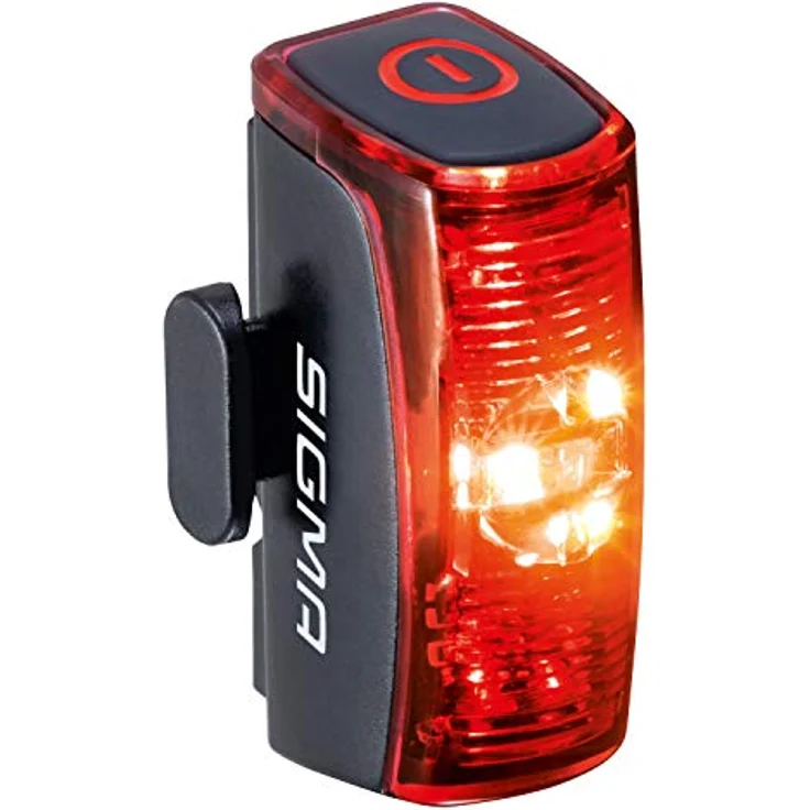 SIGMA SPORT Fahrradbeleuchtung Infinity 15200 Rücklicht Fahrradlicht StVZO zugelassen, extrem lange Leuchtdauer, schlanke Bauweise, seitliche Sichtbarkeit, LED, schwarz – Bild 3