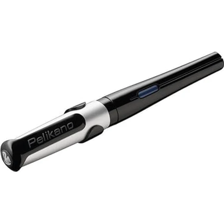 Pelikan Füller Pelikano Original, Für Linkshänder, blau, schwarz, Edelstahl-Feder, Soft-Griffzone – Bild 4