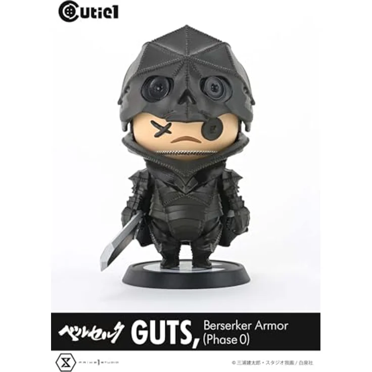 Prime 1 Studio Berserk Cutie1 PVC Figur Guts Berserker Armor (Phase 0), 12 cm, detailreiche Darstellung für Sammler ab 16 Jahren – Bild 8