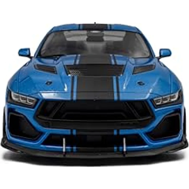 Solido 1:18 Shelby Mustang Super Snake, detailgetreues Spielzeugauto in Blau mit robustem Design – Bild 2