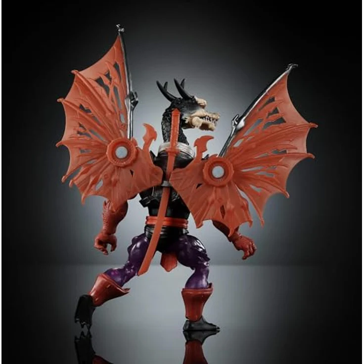 Mattel Masters of the Universe Turtles of Grayskull Mutated Ninjor Figur, 14 cm, detailreiche Actionfigur mit Zubehör – Bild 6