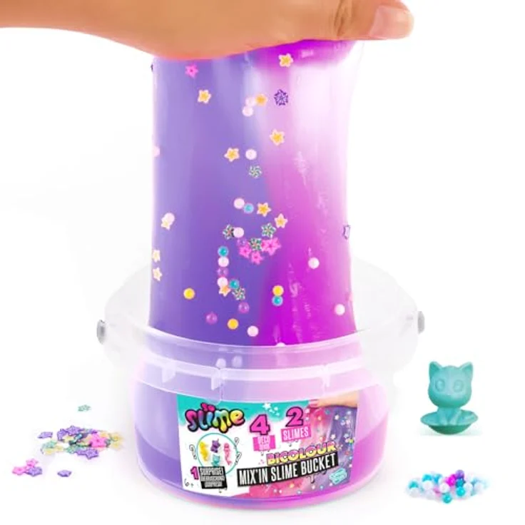 Canal Toys So Slime Mix’in Eimer 400 g, Fertig Gemischter Slime mit Deko zum Mischen, Kreativset für Kinder ab 6 Jahren, Wiederverwendbarer Aufbewahrungseimer – Bild 5