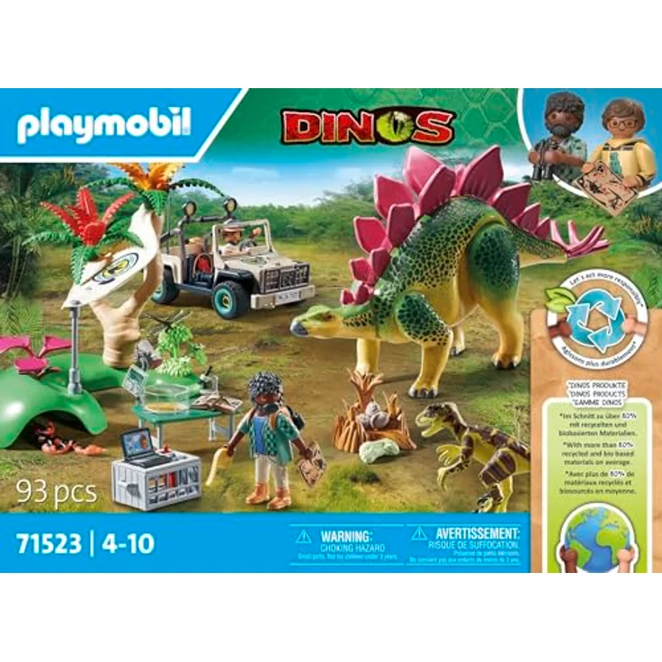 Playmobil® Konstruktions-Spielset Forschungscamp mit Dinos (71523), Dinos, (93 St), Made in Europe – Bild 5