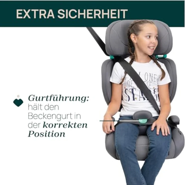 Chicco Quizy I-Size Lite, Kindersitz ECE R129, für Kinder 100-150 cm, leicht, mit einhand Sitzwinkeleinstellung und verstellbarer Kopfstütze – Bild 5