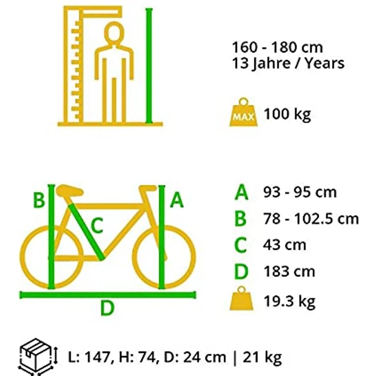 BIKESTAR Fully Mountainbike 27,5 Zoll | 17 Zoll Rahmen, 21 Gang Shimano Schaltung, Scheibenbremse | Mint – Bild 10