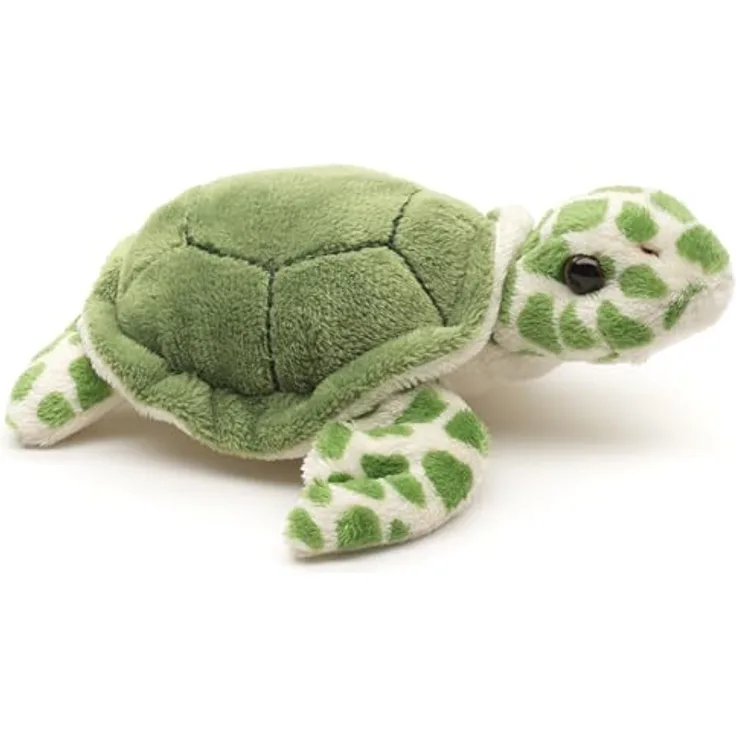 Uni-Toys Meeresschildkröte Plushie, 16 cm, hochwertig verarbeitet, nachhaltiges Füllmaterial, kuschelweich