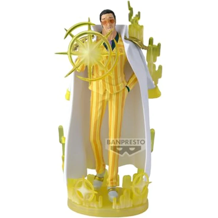 Banpresto Borsalino One Piece Actionfigur, The Shukko Logia Special Edition, 19 cm, PVC, mehrfarbig, Sammelfigur mit Basisständer, ideal für Anime-Fans – Bild 1