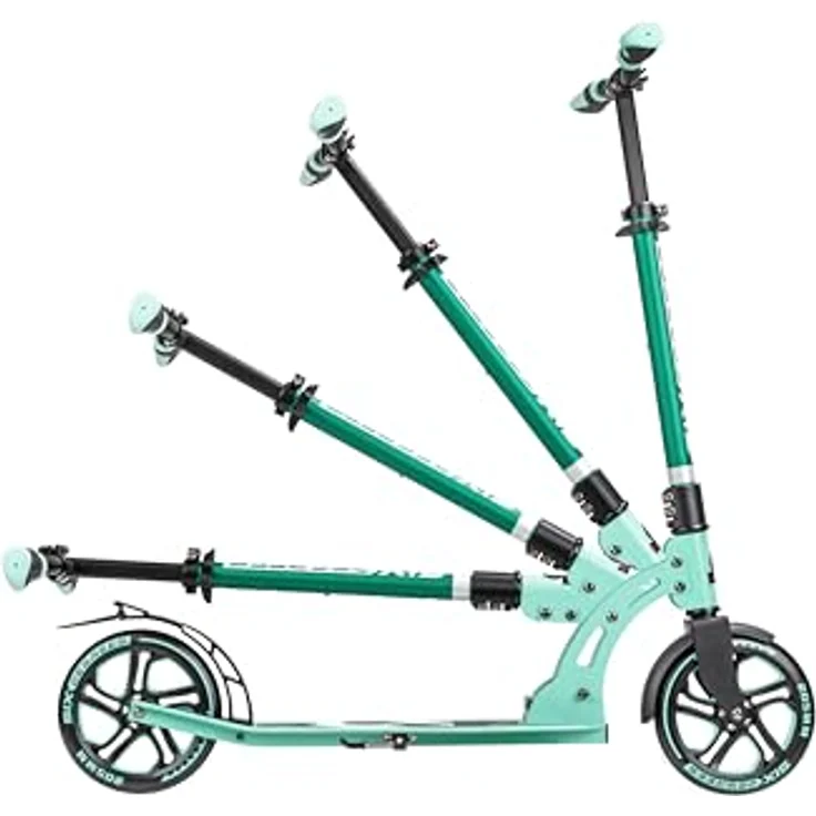 SIX DEGREES Aluminium Scooter 205 mm, Klappmechanismus, höhenverstellbar, Testsieger GS-geprüft, max. Benutzergewicht 100 kg – Bild 7