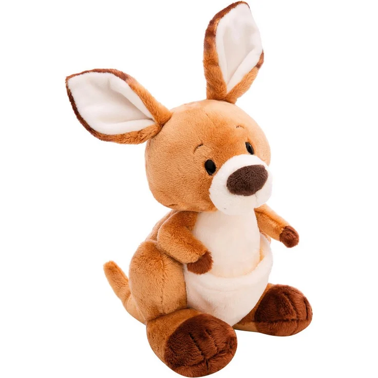 Nici Kuscheltier Wild Friends, Känguru Kelly 21 cm stehend - Plüsch-Känguru mit recycelten Materialien – Bild 1