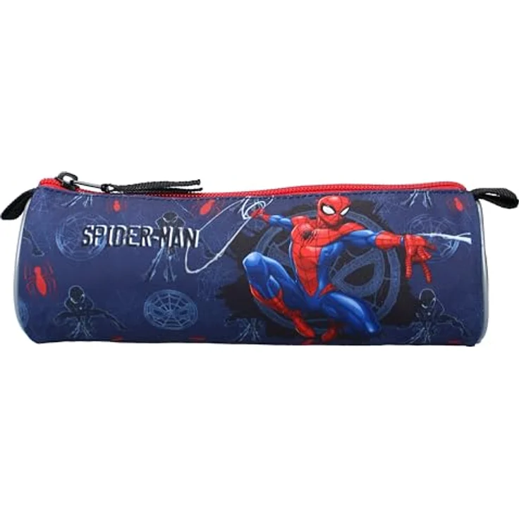Vadobag Federmäppchen Spider-Man Fight Against Wrong, Schwarz und Blau, 21x7x7 cm mit coolem Spider-Man-Aufdruck und roten Details – Bild 2
