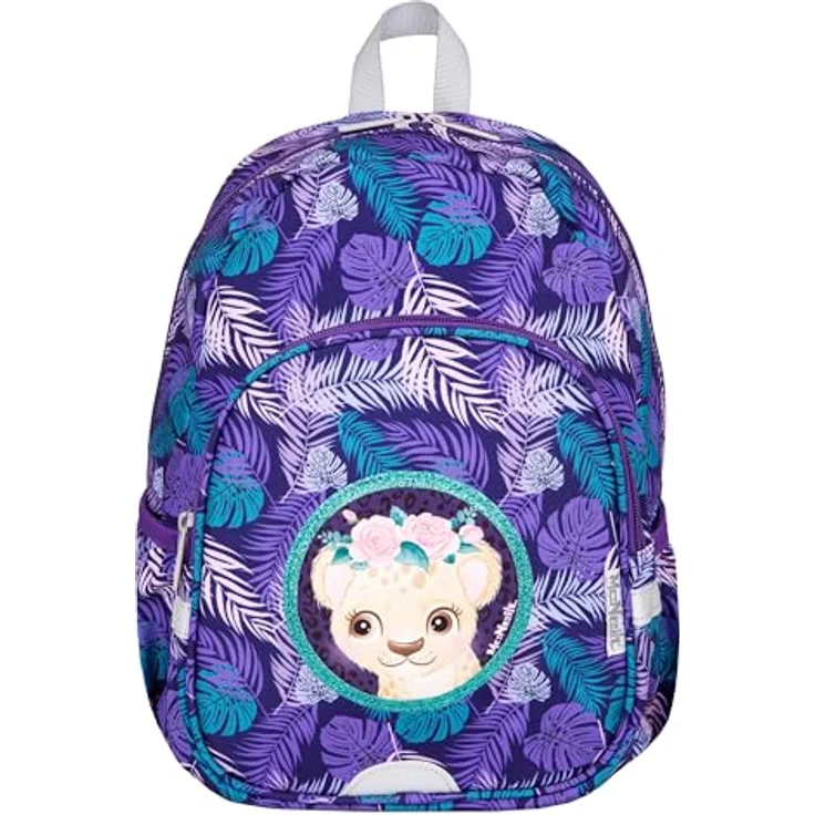 McNeill Toby Kinderrucksack, 35 cm, Dschungel-Design, lila, 100% Polyester – Bild 1