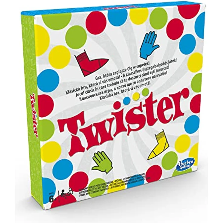 Hasbro Gaming Twister, Mehrfarbiges Brettspiel für Kinder ab 6 Jahren – Bild 2