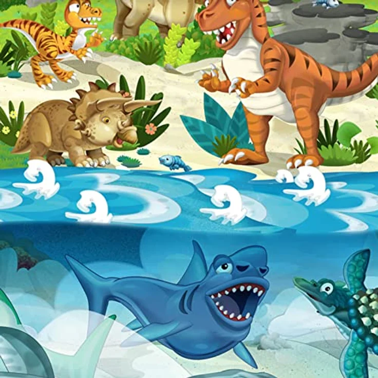 ESPiCO Bettwäsche Trendy Bedding Prehistoric Urzeit Tiermotiv Dinosaurier Meerestier Flugsaurier Baumwolle Renforcé, Größe:135 cm x 200 cm – Bild 4