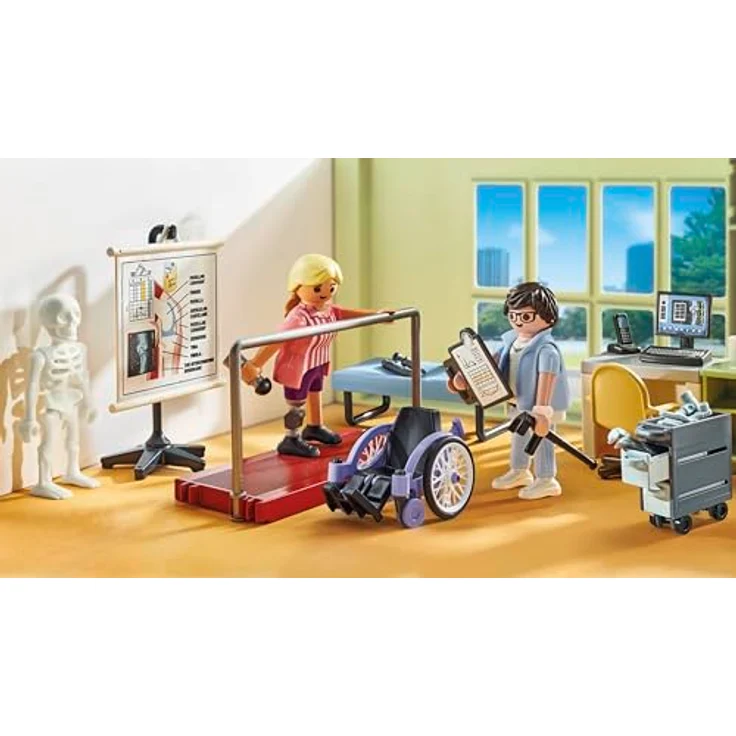 PLAYMOBIL® 71617 - Orthopädie - Spielset mit Prothese, Rollstuhl und Gehstange – Bild 3