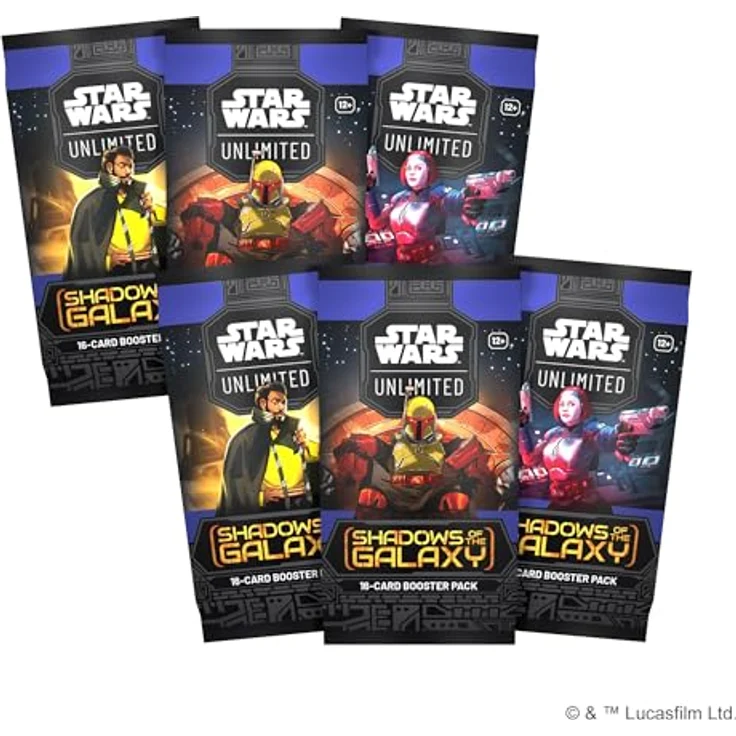 Fantasy Flight Games Star Wars: Unlimited - Shadows of the Galaxy Prerelease Box - Sammelkartenspiel mit 6 Boostern und exklusiven Promo-Karten von Der Mandalorianer und Moff Gideon – Bild 5