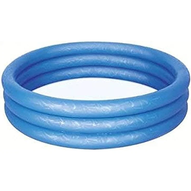 Bestway Planschbecken Kinderpool 3-Ring Embossing, 152 x 152 x 30 cm, blau, strapazierfähiges Vinyl, 282 Liter, Sicherheitsventile, ab 2 Jahren