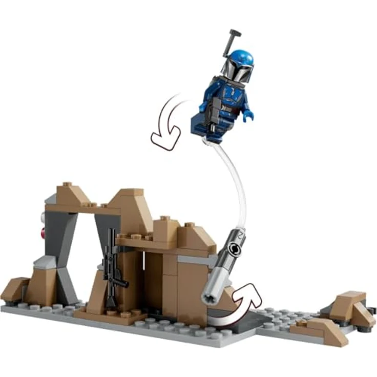 LEGO® Konstruktionsspielsteine Hinterhalt auf Mandalore™ Battle Pack (75373), LEGO Star Wars™, (109 St), Made in Europe – Bild 4
