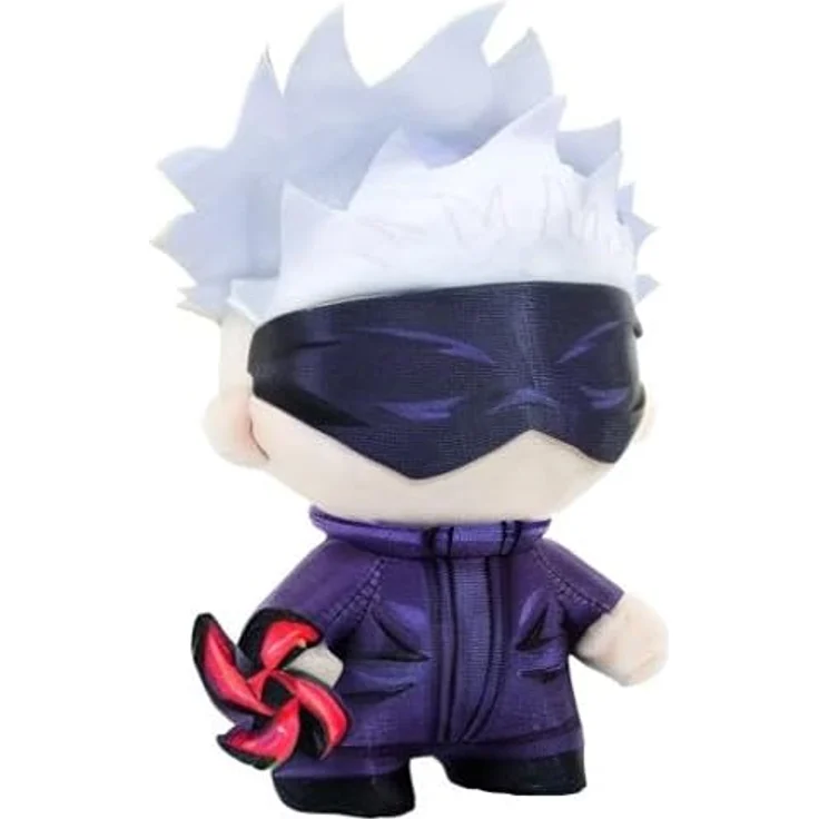 YuMe Jujutsu Kaisen DZNR Plush Figure Satoru Gojo Cursed Energy Edition, 18 cm, offiziell lizenziertes Sammlerstück aus Velboa- und Trilobal-Stoffen – Bild 3