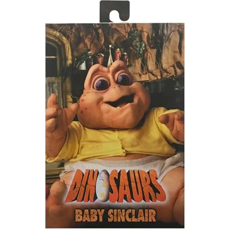 NECA Dinosaurs Actionfigur Ultimate Baby Sinclair, 18 cm mit Zubehör und Austauschteilen