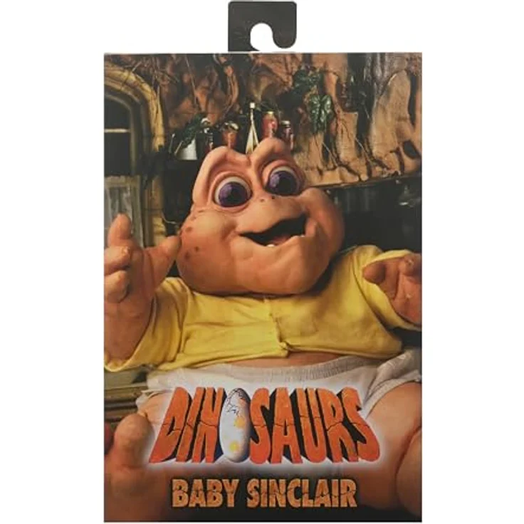 NECA Dinosaurs Actionfigur Ultimate Baby Sinclair, 18 cm mit Zubehör und Austauschteilen – Bild 1