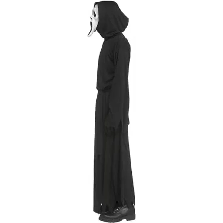 Fun World Scream® Ghostface® Junior Kostüm Größe 14/16 Jahre (156-174 cm) - Teen Scream 4 Geisterkostüm, Einheitsgröße, ideal für Halloween-Motto-Partys – Bild 4