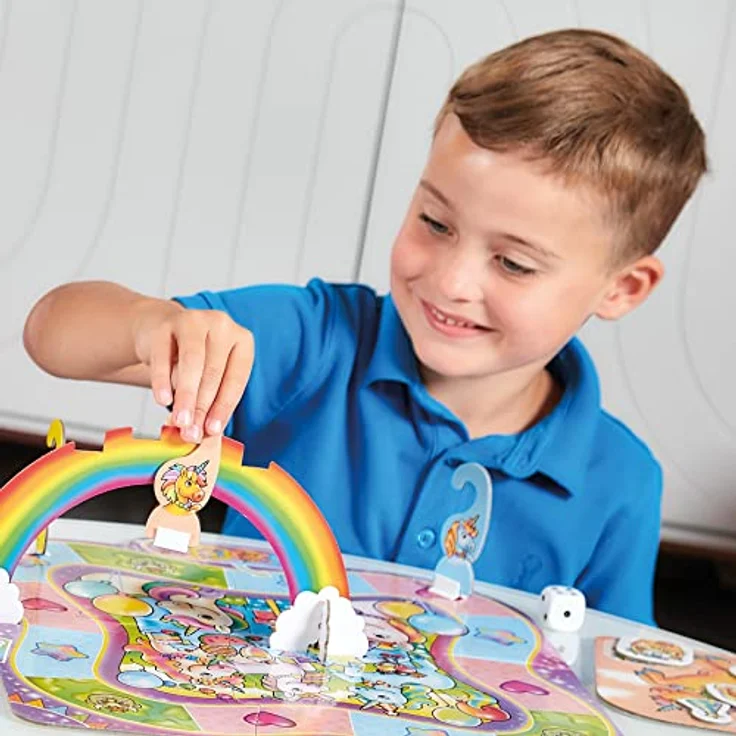 Orchard Toys Orchard Unicorn Fun Lernspiel, Brettspiel mit 3 Spielvarianten für 2-4 Spieler, altersgerecht für 4-8 Jahre – Bild 9