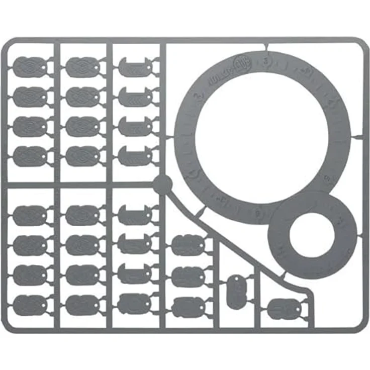 Warlord Games 409000001 Zubehör, Mehrfarbig Bolt Action 2 Templates - EN – Bild 1