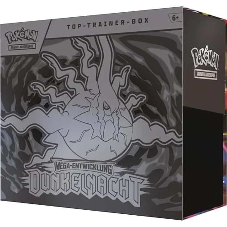 The Pokemon Company Amigo Pokémon-Sammelkartenspiel: Top-Trainer-Box Mega-Entwicklung Dunkelnacht mit 9 Boosterpacks und holografischer Promokarte Zarude – Bild 3