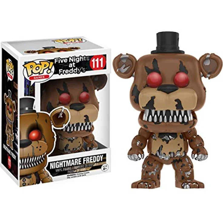 FIVE NIGHTS AT FREDDY'S Nightmare Freddy Vinyl Figure 111 Funko Pop! Standard – Bild 1