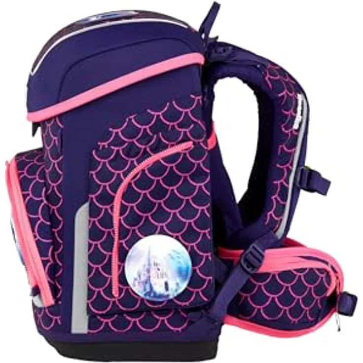 ergobag cubo Set ergonomischer Schulranzen 5-teilig, höhenverstellbar, vielseitige Organisation, standfest und reflektierend, für 1. Klasse Grundschule – Bild 4