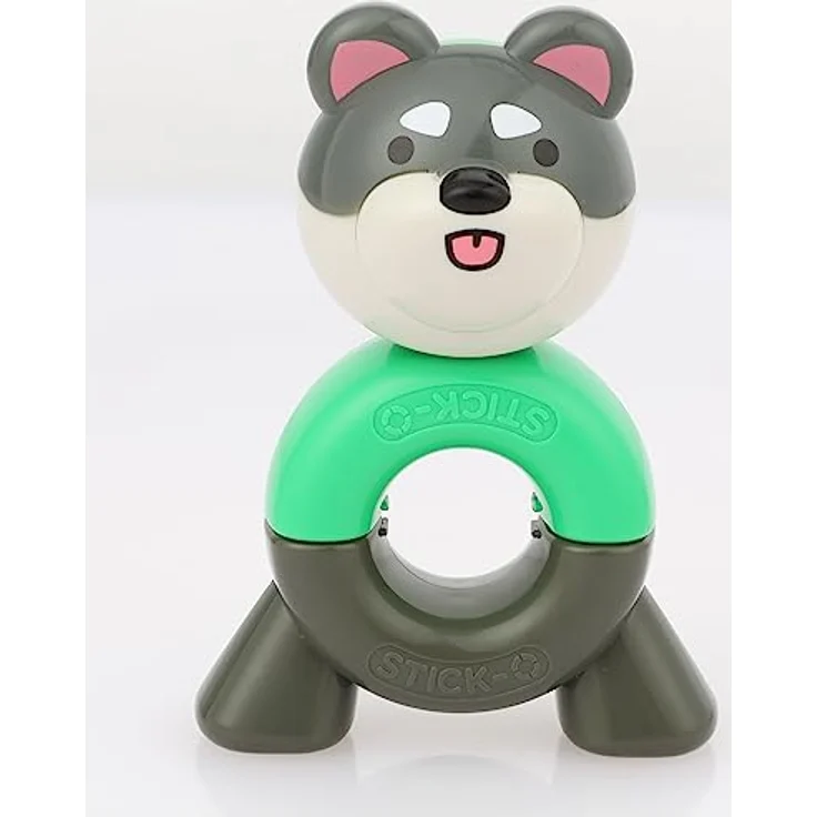 Stick-O Peekaboo Katzen- und Hunde-Set, Magnetbaukasten mit 10 Teilen, mehrfarbig, ab 18 Monaten – Bild 5