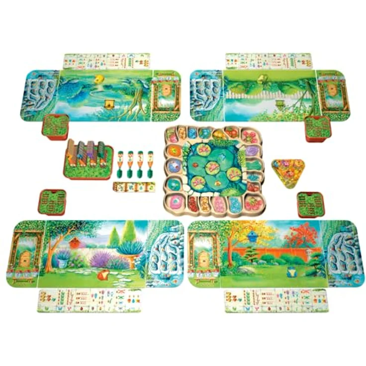 Rebel Pergola Brettspiel, strategisches Gartenbau-Spiel mit Actionauswahl-Mechanik – Bild 4