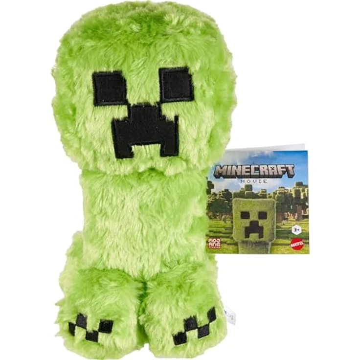 Mattel® Plüschfigur Minecraft Creeper, ca. 20 cm, weiches Spielzeug, Grün – Bild 2