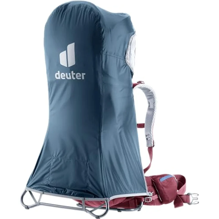 Deuter KC Raincover Deluxe, wasserdichte Regenhülle für Kinderrückentragen mit PU-Beschichtung und Sichtfenster – Bild 2