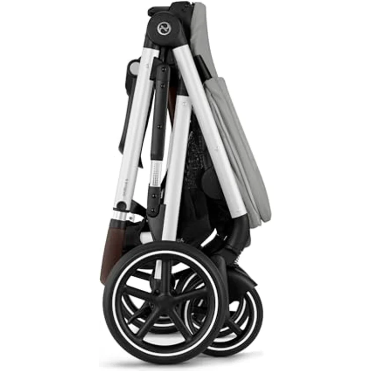 CYBEX Gold Kinderwagen GAZELLE S, All-in-1-System mit 20+ Konfigurationen, Stone Grey – Bild 4