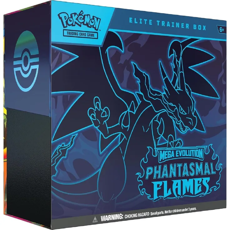 Nintendo Pokémon Phantasmal Flames Elite Trainer Box, Sammelkarten-Set mit 9 Boostern, exklusiver Promokarte und 65 Kartenhüllen