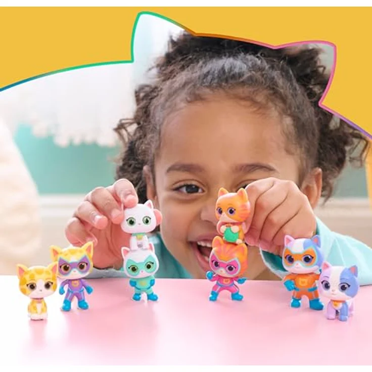 Just Play Disney Junior SuperKitties-Sammelfiguren, 1x Kätzchen-Figur mit 3,8-5,6 cm Höhe, ideal für Kinder ab 3 Jahren – Bild 4
