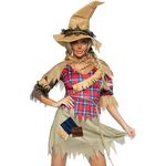 LEG AVENUE 8694306101 Wizard of Oz Kostum, Damen, Multicolor, M/L - Perfekt für Halloween, Partys und Cosplay