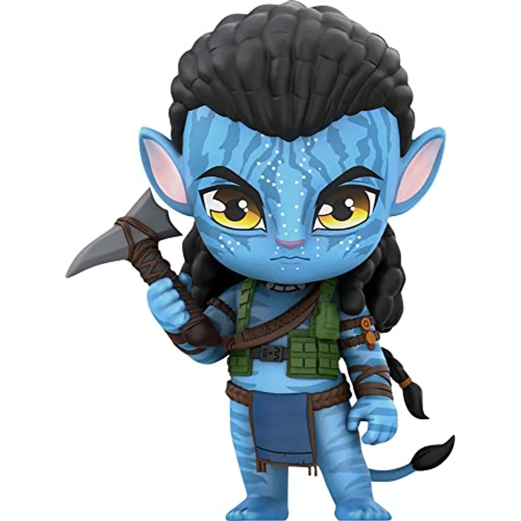 Hot Toys Avatar: The Way of Water Cosbaby (S) Minifigur Jake, 10 cm große Sammelfigur in Fensterbox-Verpackung – Bild 1