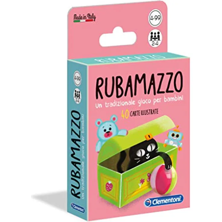 Clementoni - Rubamazzo, Spielkarten für Kinder, Mehrfarbig, 16175