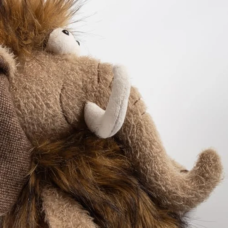 Sigikid Kuscheltier Mammut Hatmut BeastsTown, kuschelweich, 41 cm, waschbar bei 30°C, grau – Bild 10