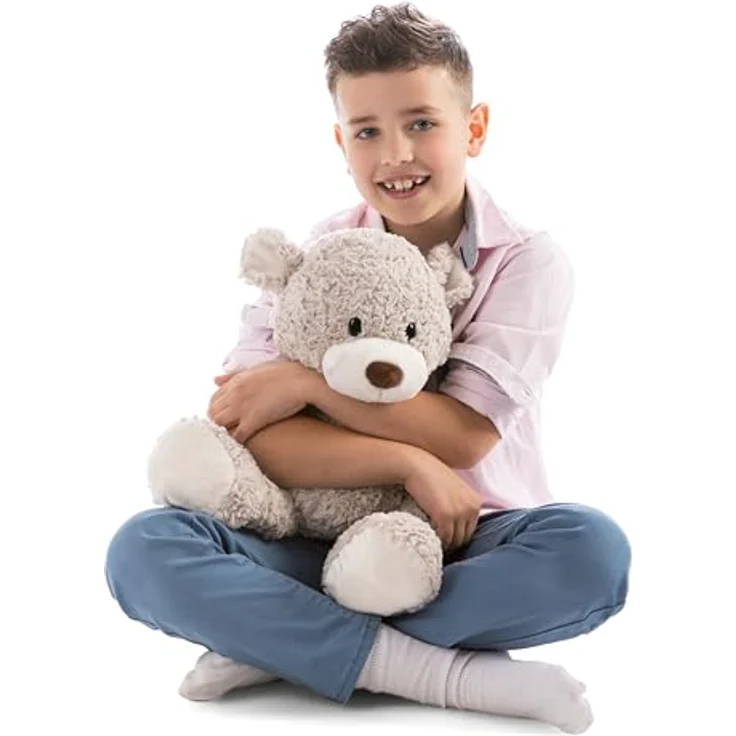 NICI Kuscheltier Bär Finni, 50cm grau, weiches Plüschtier aus recyceltem Material, ideales Geschenk für Kinder & Erwachsene – Bild 1