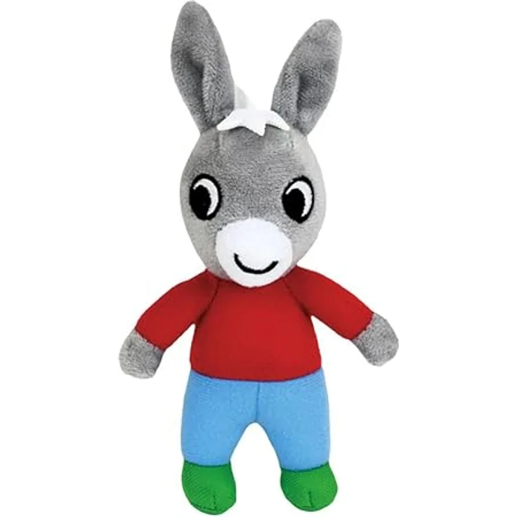 Jemini TROTRO Plüschkoffer Set mit 4 Figuren: Trotro +/-15 cm, Mama Anna und Papa Dada +/-23 cm, Schwester Zaza +/-11 cm, Mehrfarbig – Bild 5