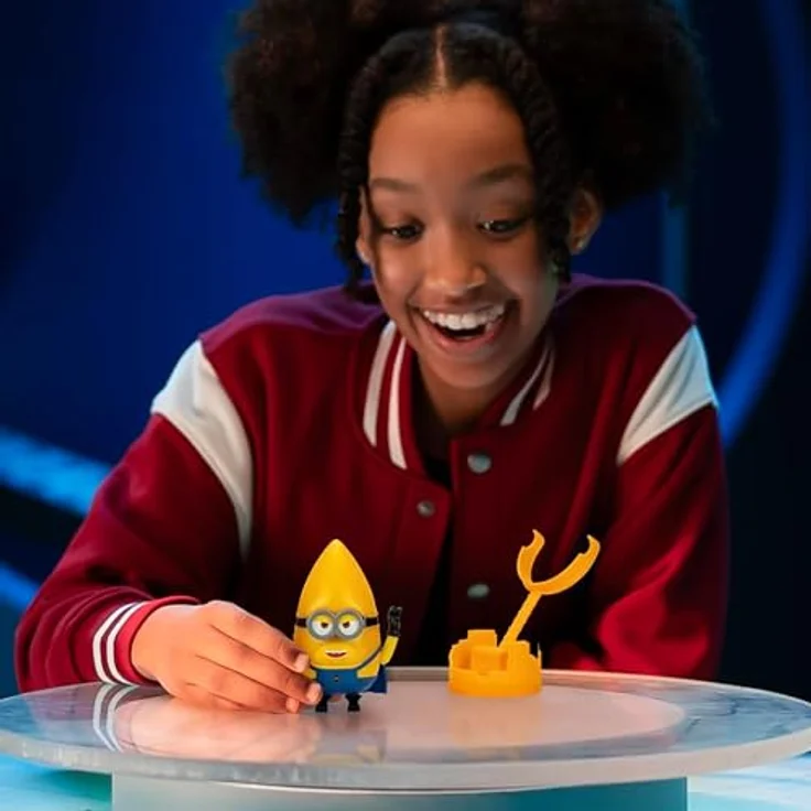 Moose Ich - Einfach Unverbesserlich 4 Mega Minion Actionfigur Gus, 10 cm, stürmisch startend, mit Beschleuniger Zubehör – Bild 3