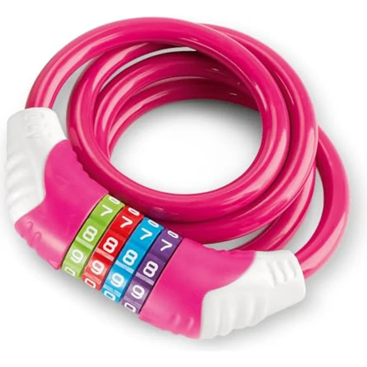 PUKY KS Sicherheitskabelschloss pink – Bild 2