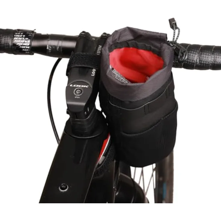 ZEFAL Z Adventure Pouch Bag - Erweiterbare Fahrradlenkertasche Bikepacking - Schwarz, 1.1l