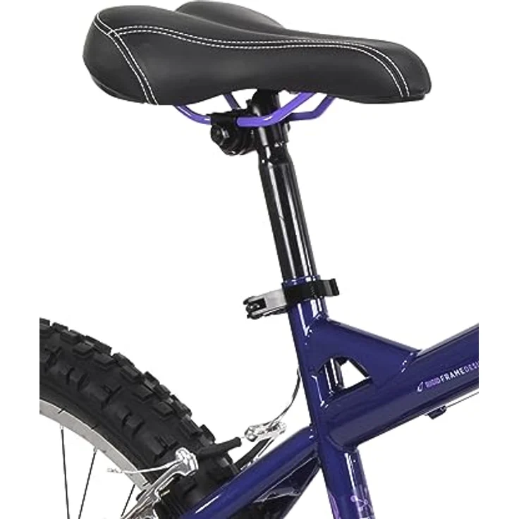 Huffy Extent Junior Mountainbike 24" - Violett 18-Gang, Kinderfahrrad mit Scheibenbremse und Shimano Schaltung – Bild 5